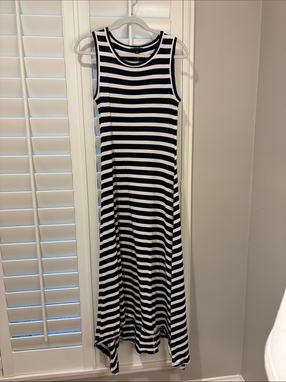 Sleeveless Striped Maxi Dress